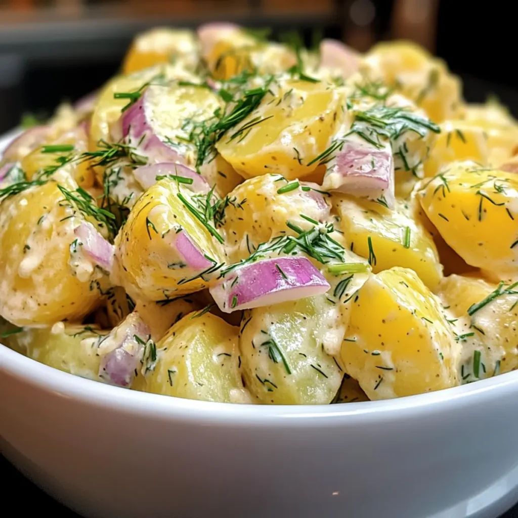 Dill and Dijon Potato Salad