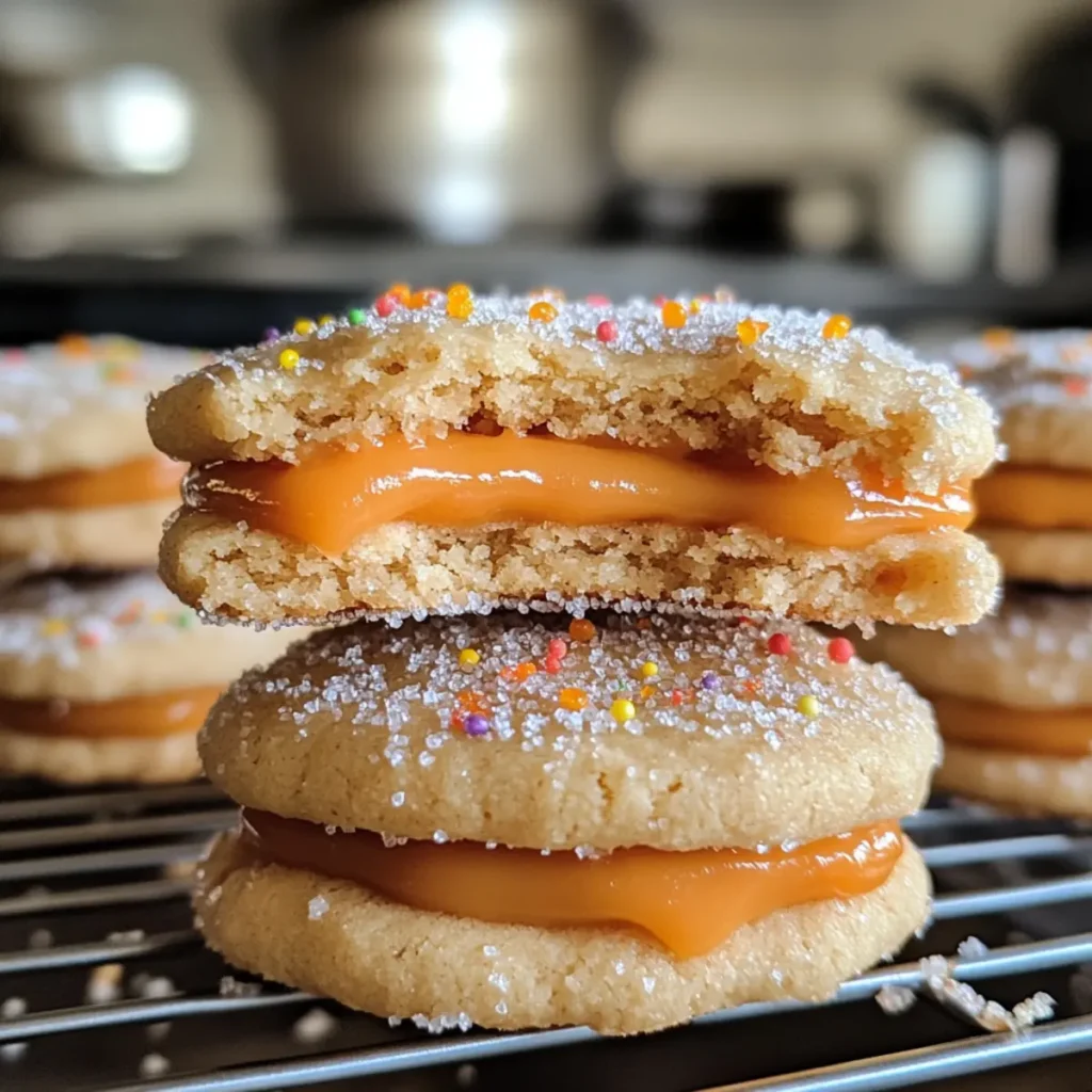 Whimsical Peach Cookies