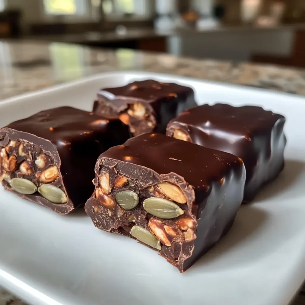 Pumpkin Seed Chocolate Bites