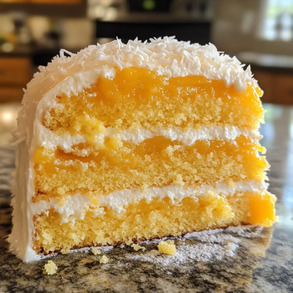 Vegan Mango Coconut Cake
