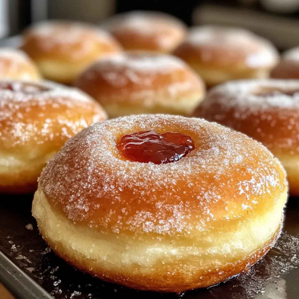 Vegan Baked Jelly Doughnuts