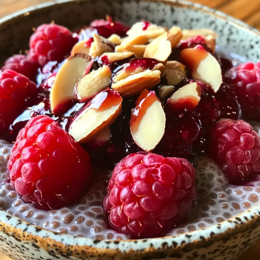 Raspberry Chia Pudding