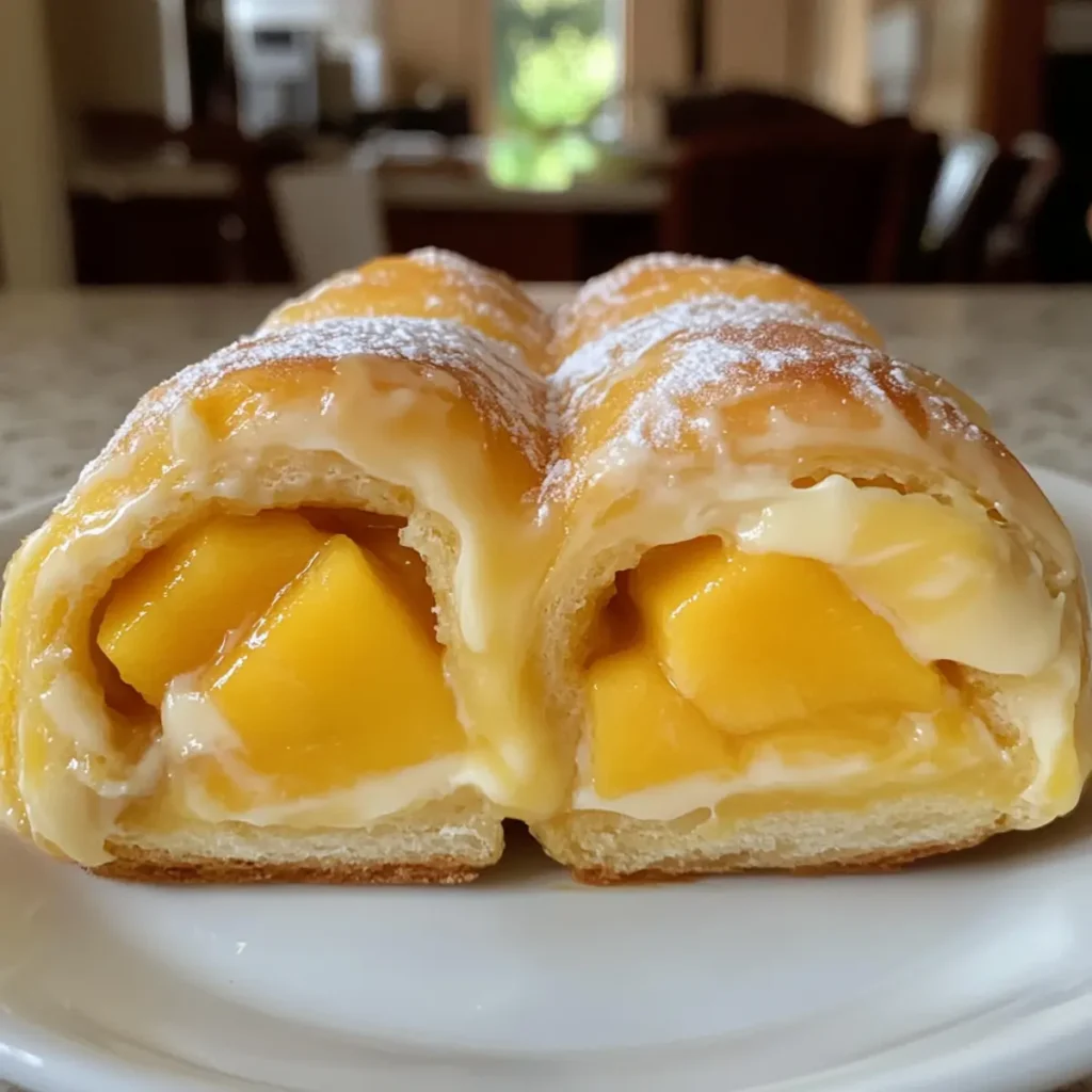 Mango Cheesecake Rolls