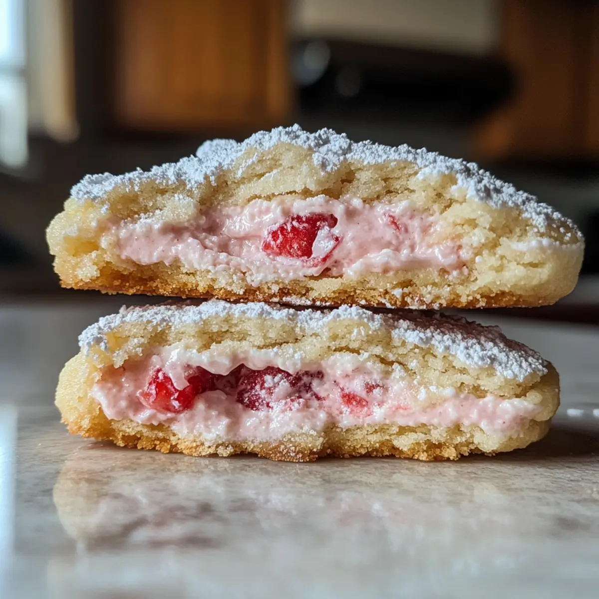 Strawberry Cheesecake Cookies