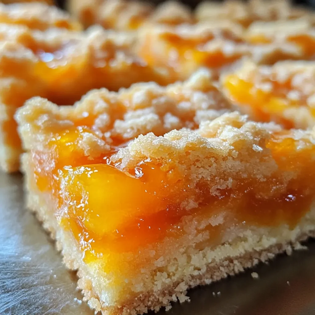 Apricot Shortbread Bars