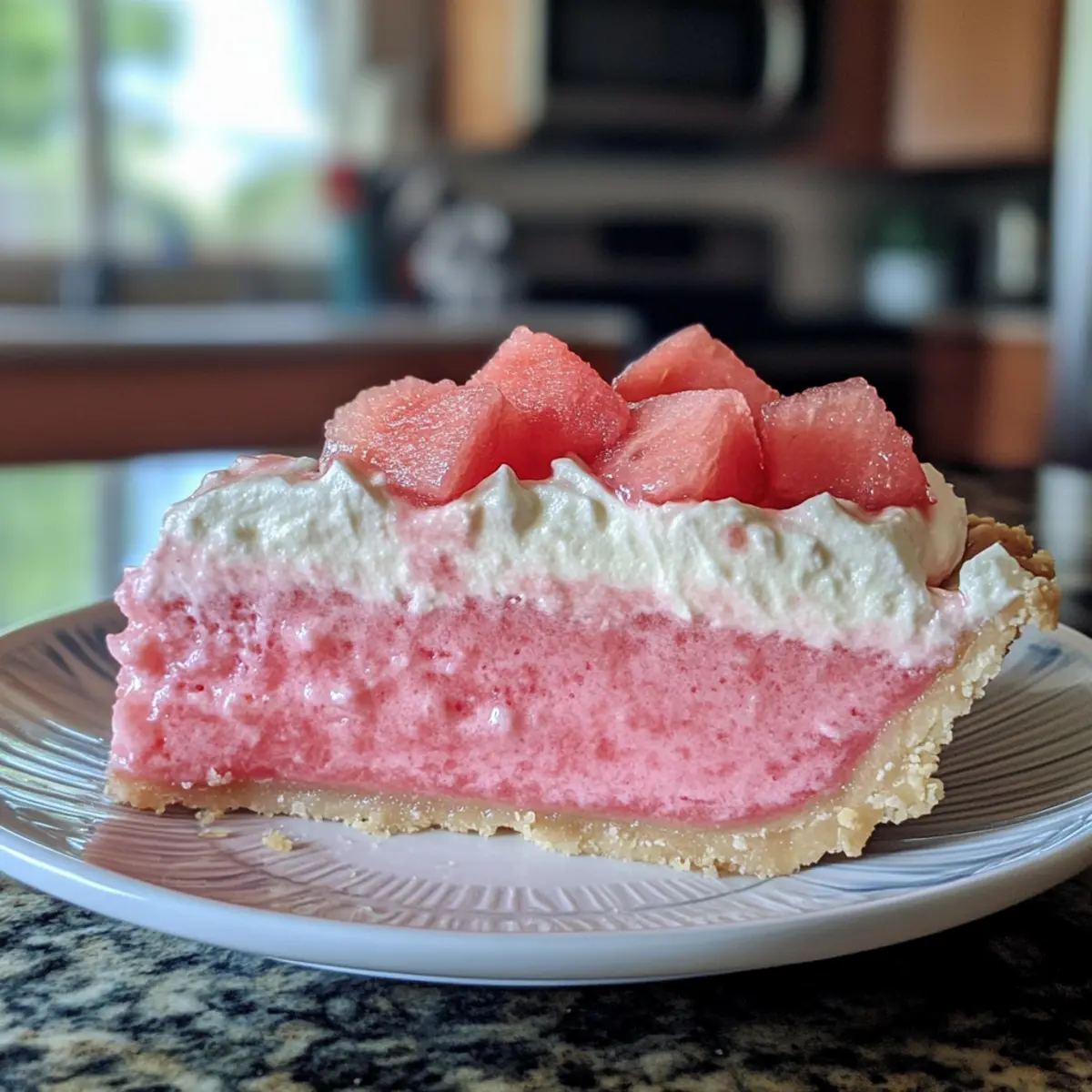 No-Bake Watermelon Pie