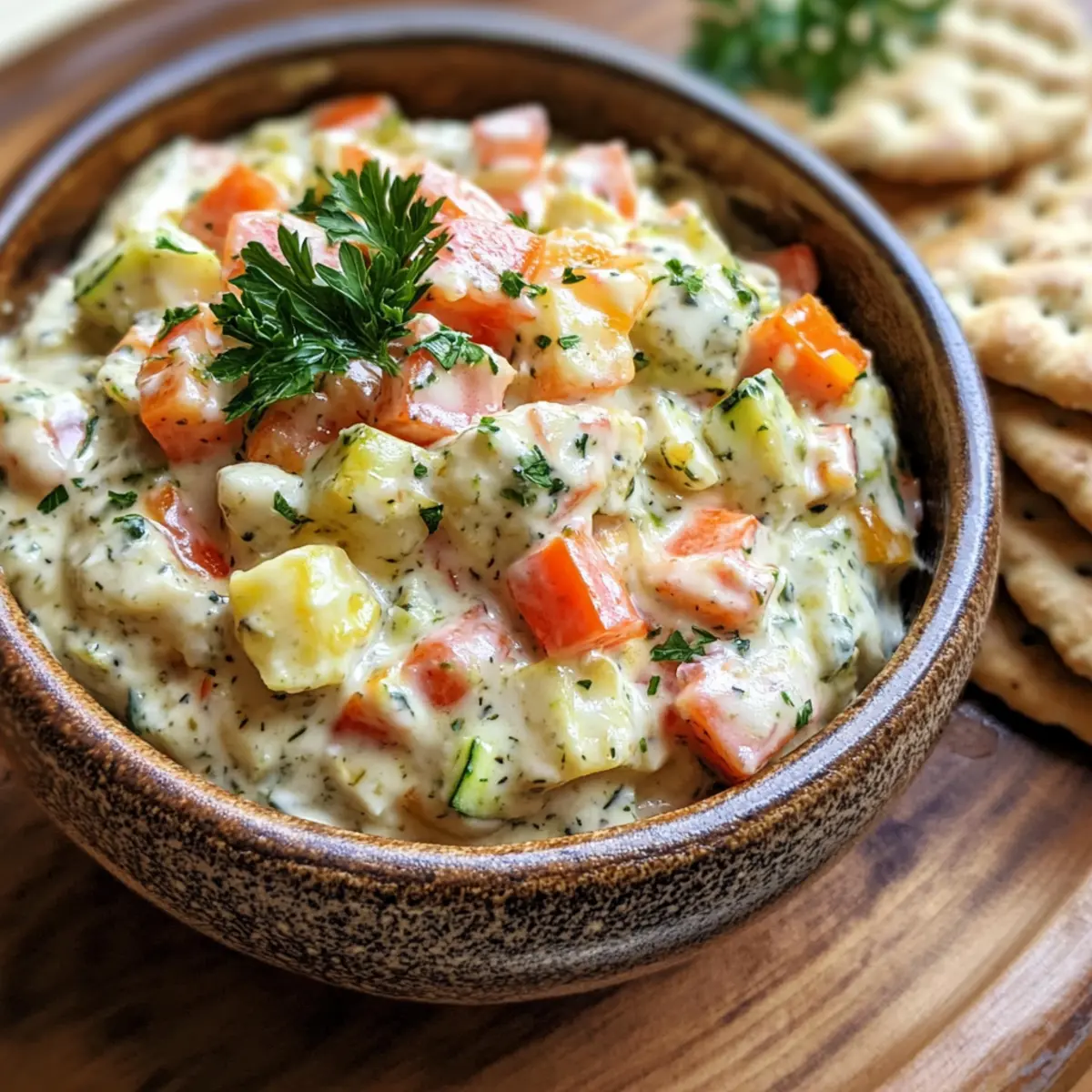 Creamy Garden Veggie Spread