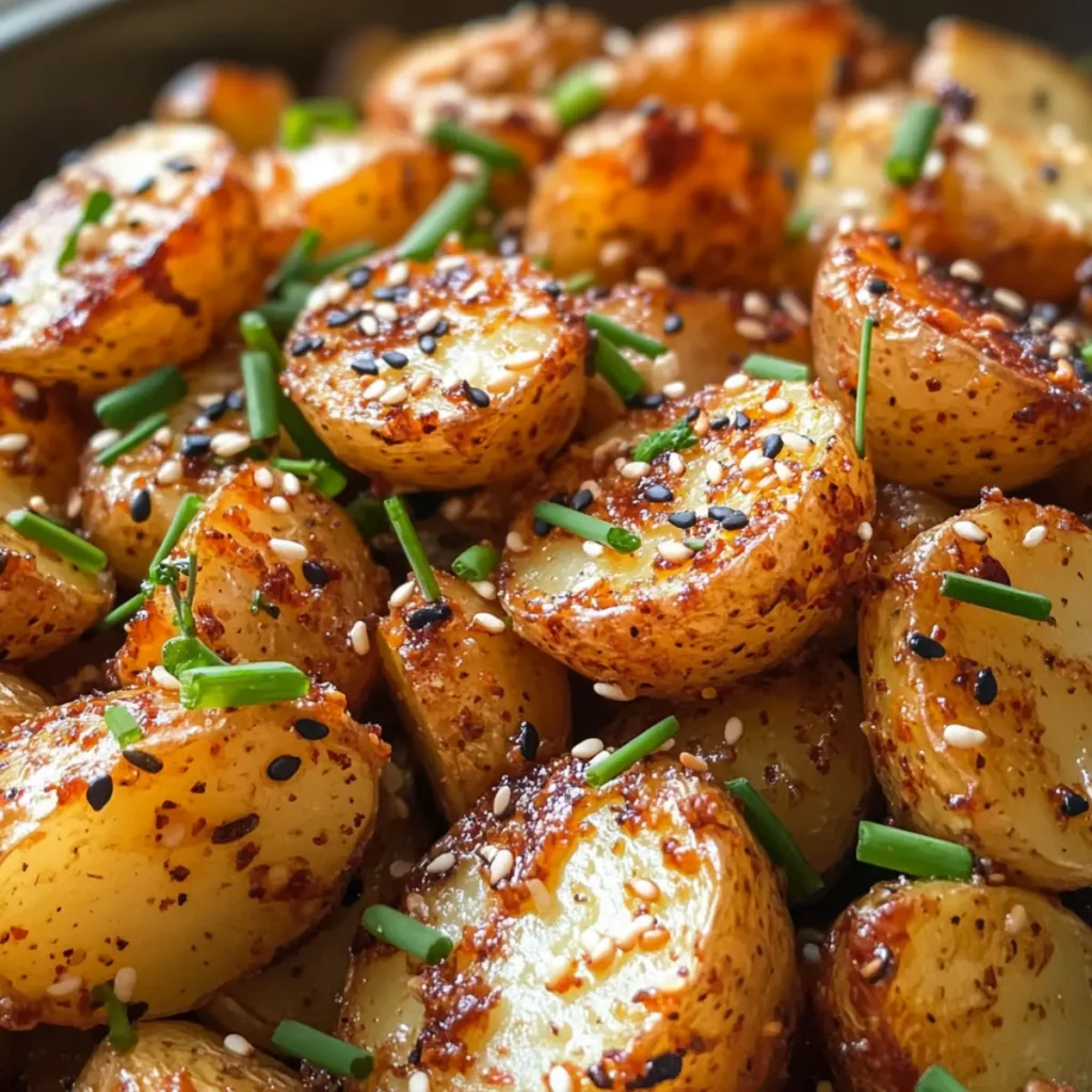 Crispy Gochujang Potato Salad