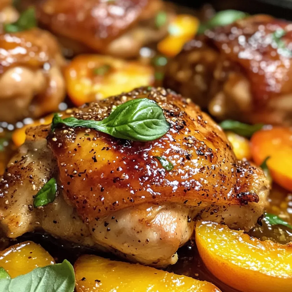 Honey Peach Chicken