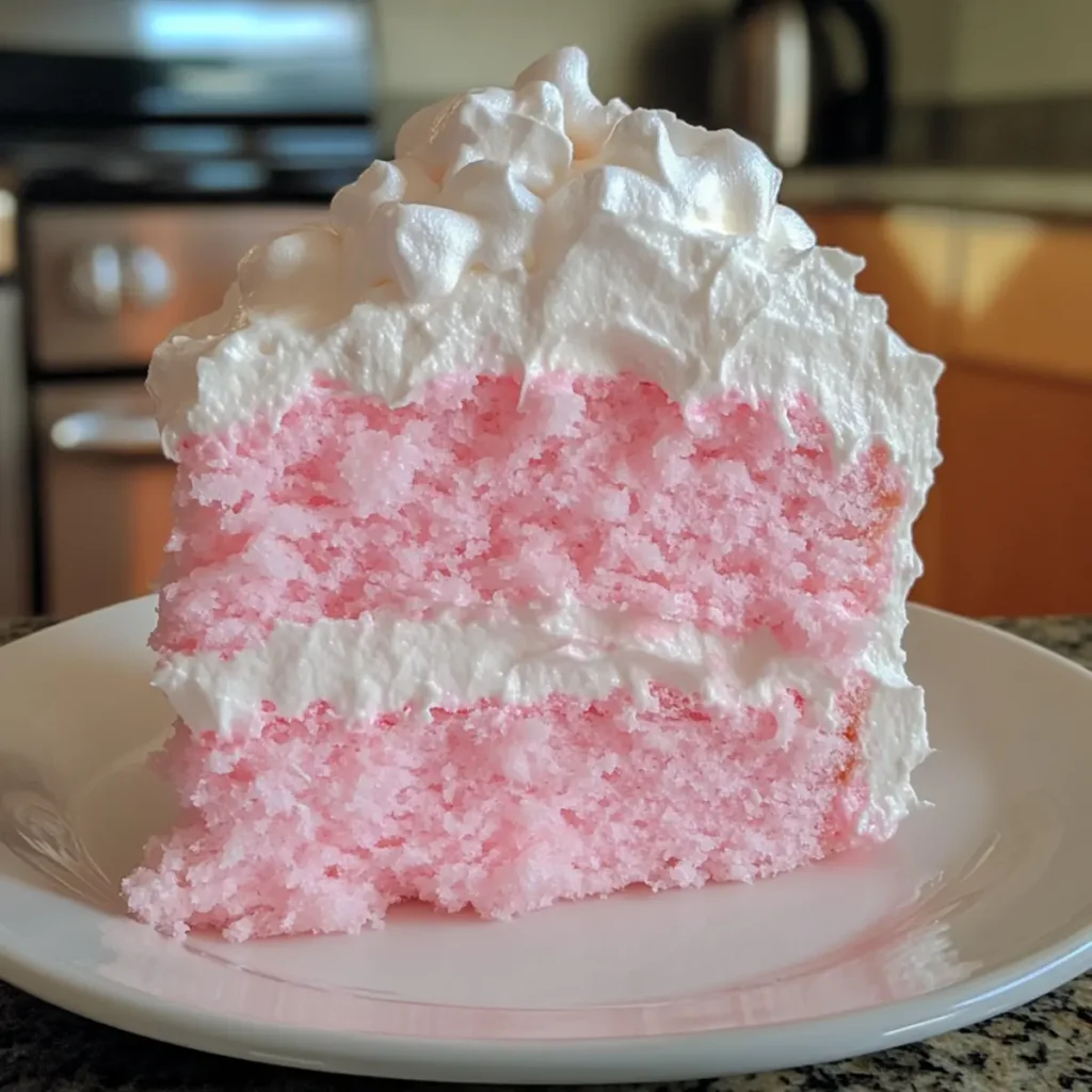 Pink Angel Food Cake