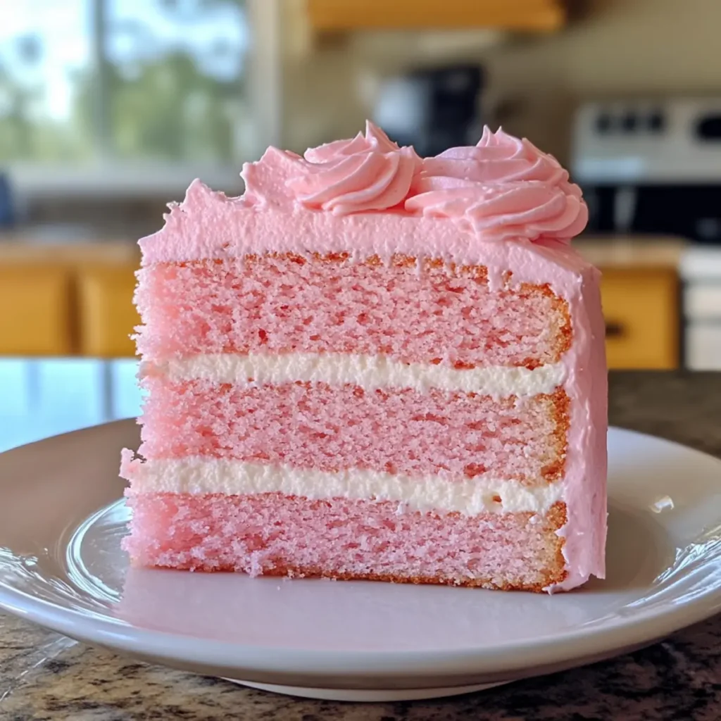 Pink Angel Food Cake