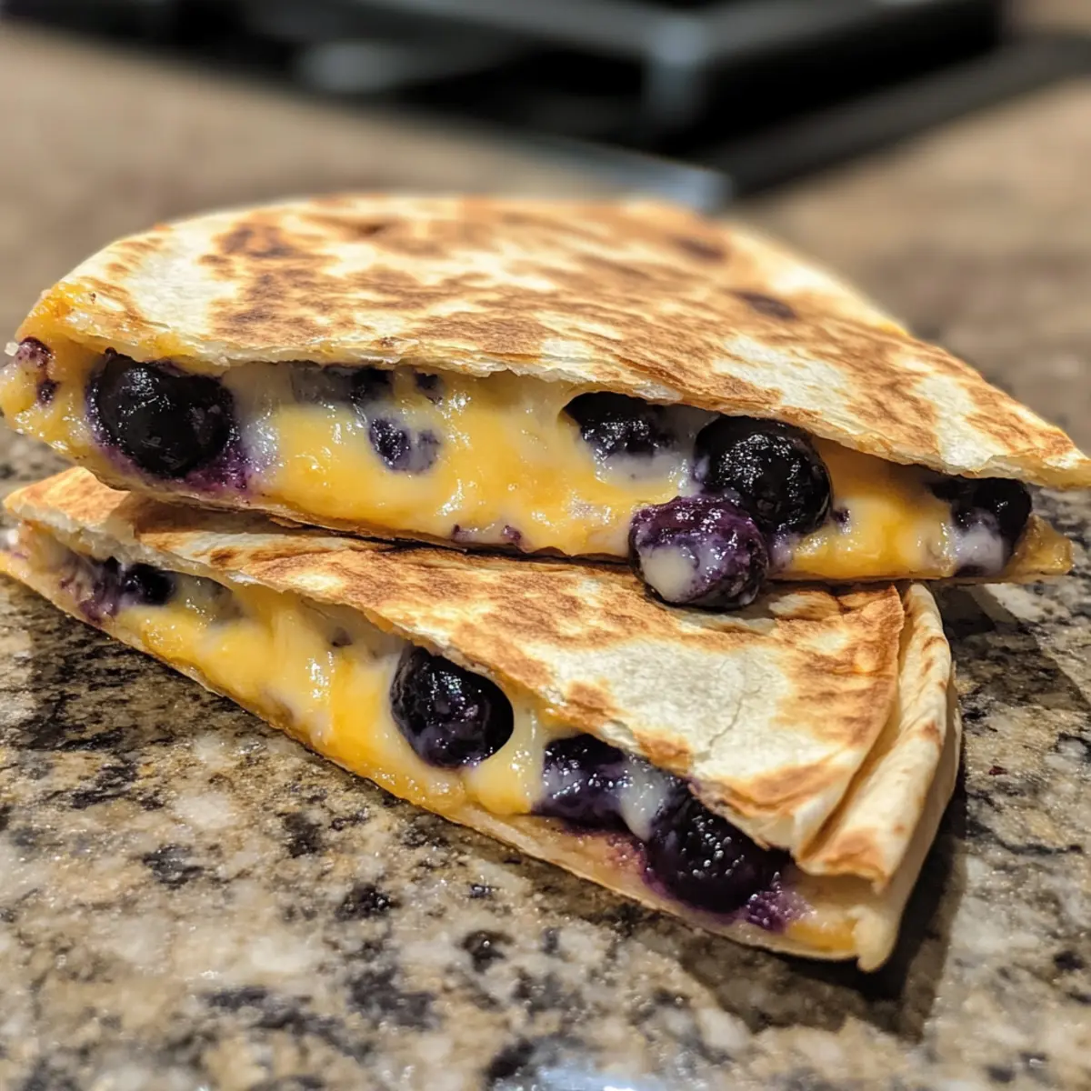 Blueberry Breakfast Quesadillas