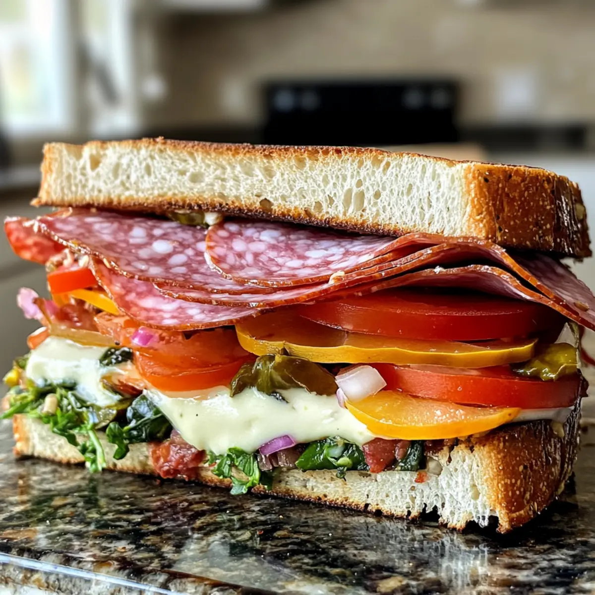 Italian Chopped Grinder Sandwich