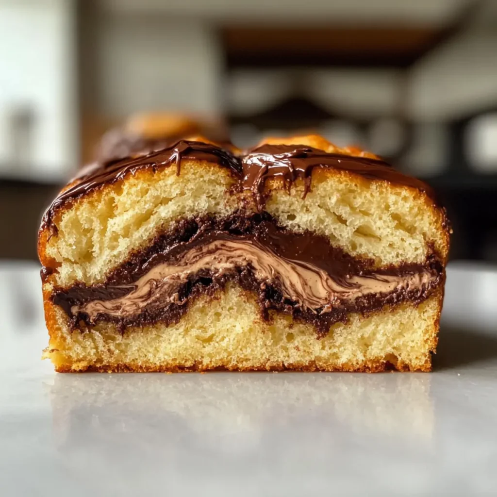 Soft & Fluffy Nutella Babka