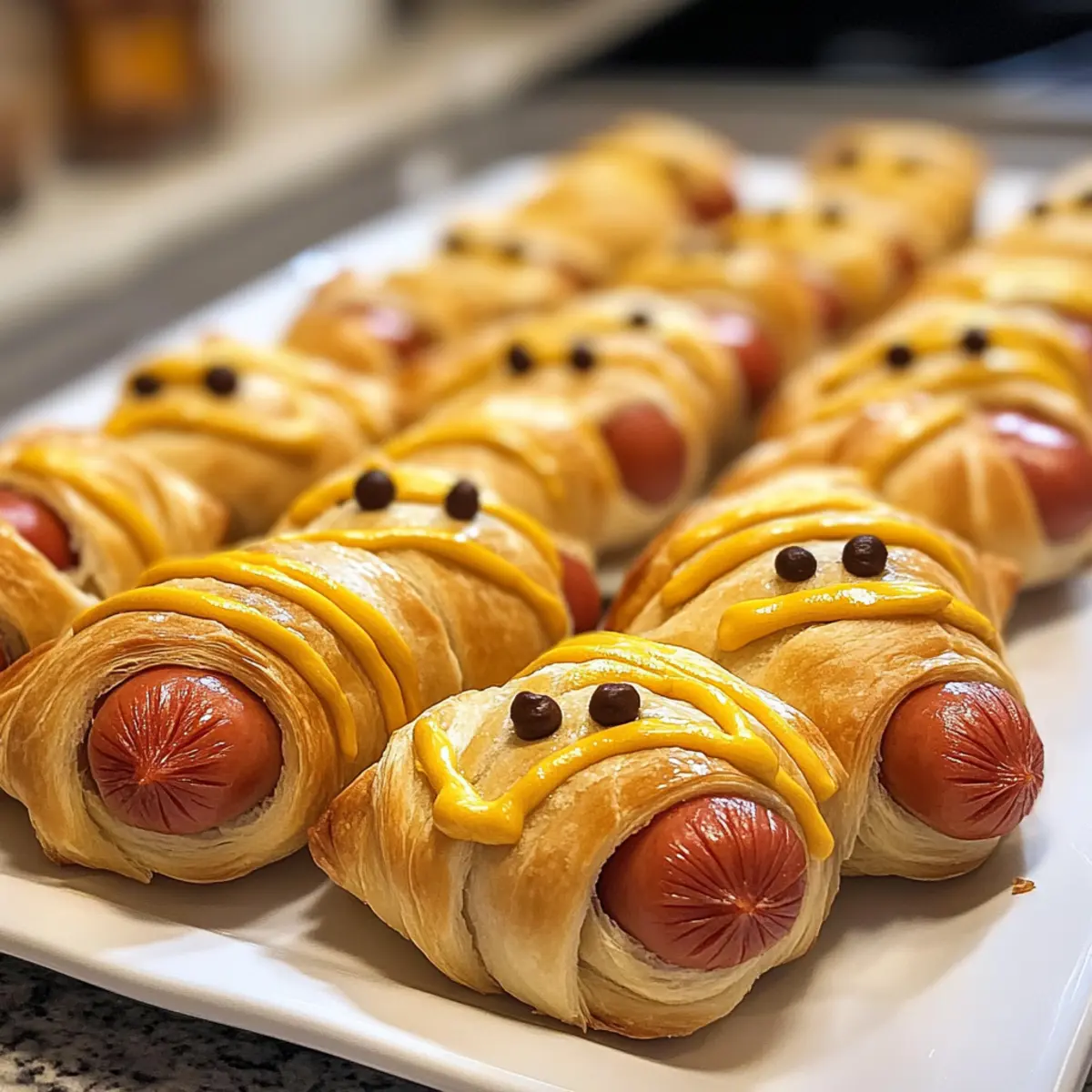 Mummy Hot Dog Bites