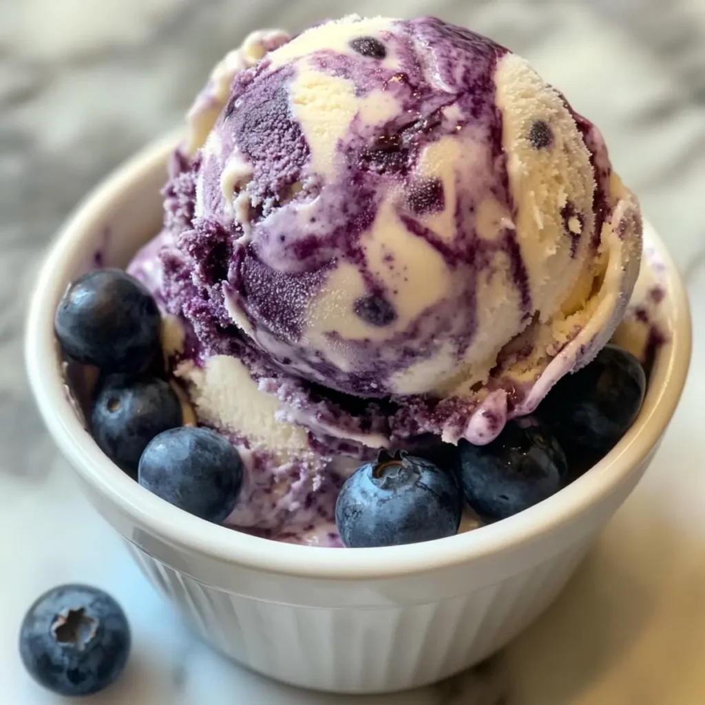 Blueberry Cheesecake Ice Cream