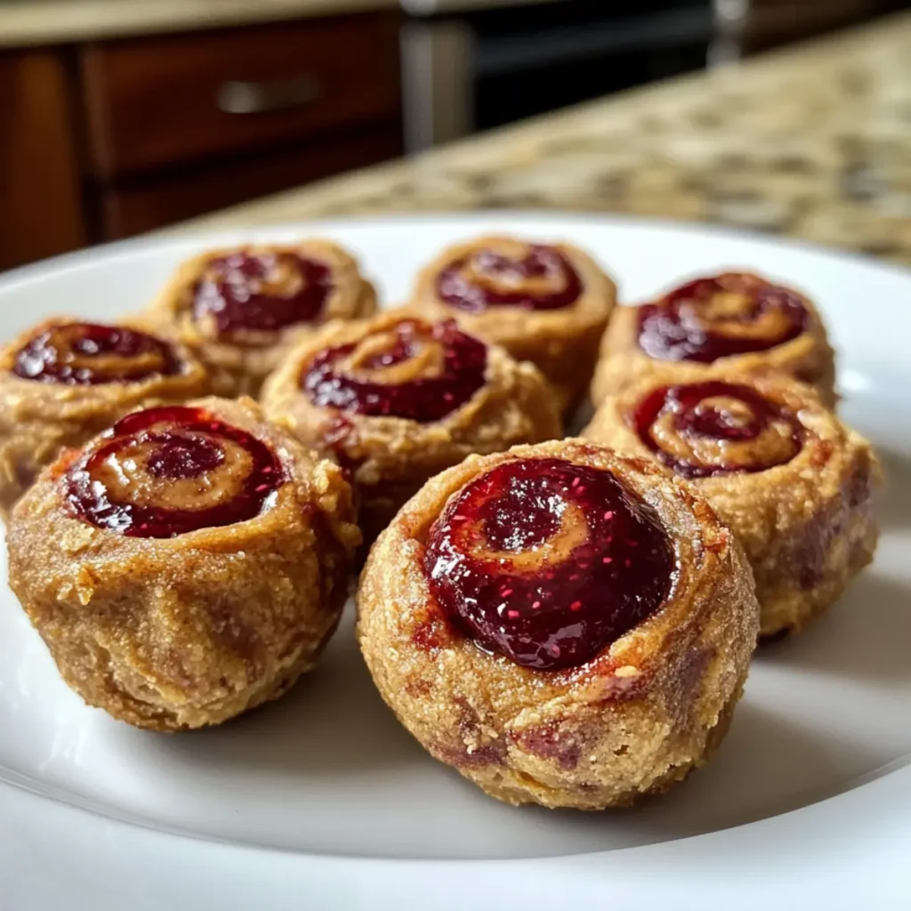 Peanut Butter and Jelly Protein Bites