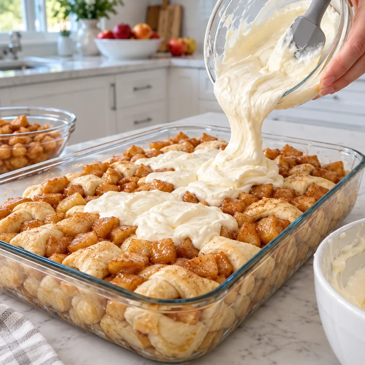 Discover Apple Cinnamon Cream Cheese Crescent Bake Joy article image 3