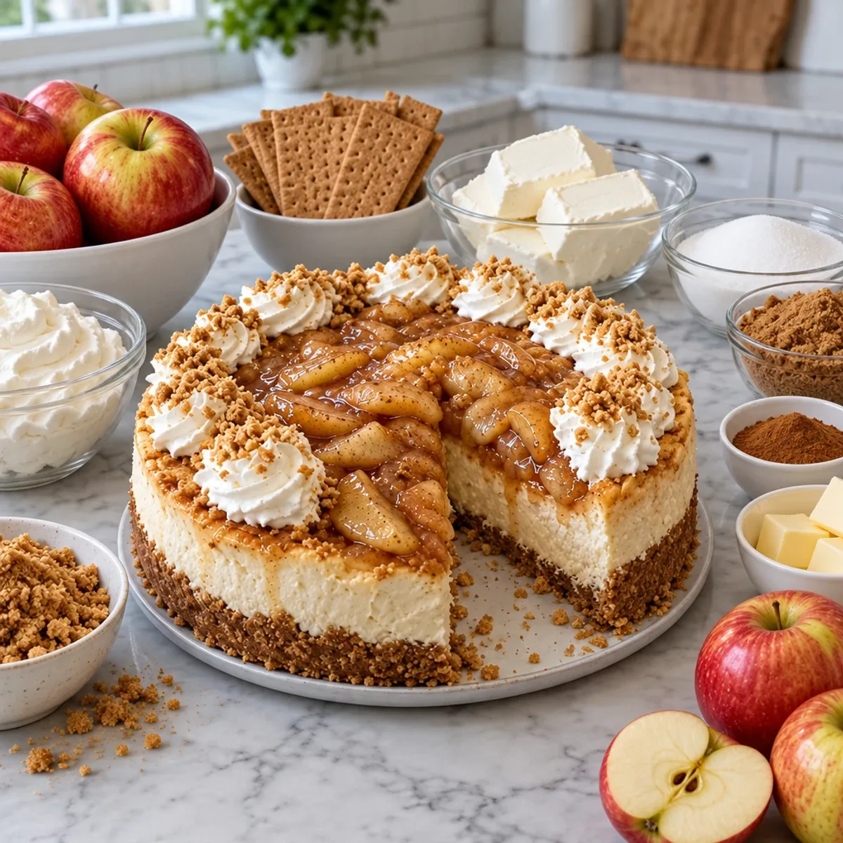 Delicious Apple Pie Cheesecake You'll Love at Home article image 2
