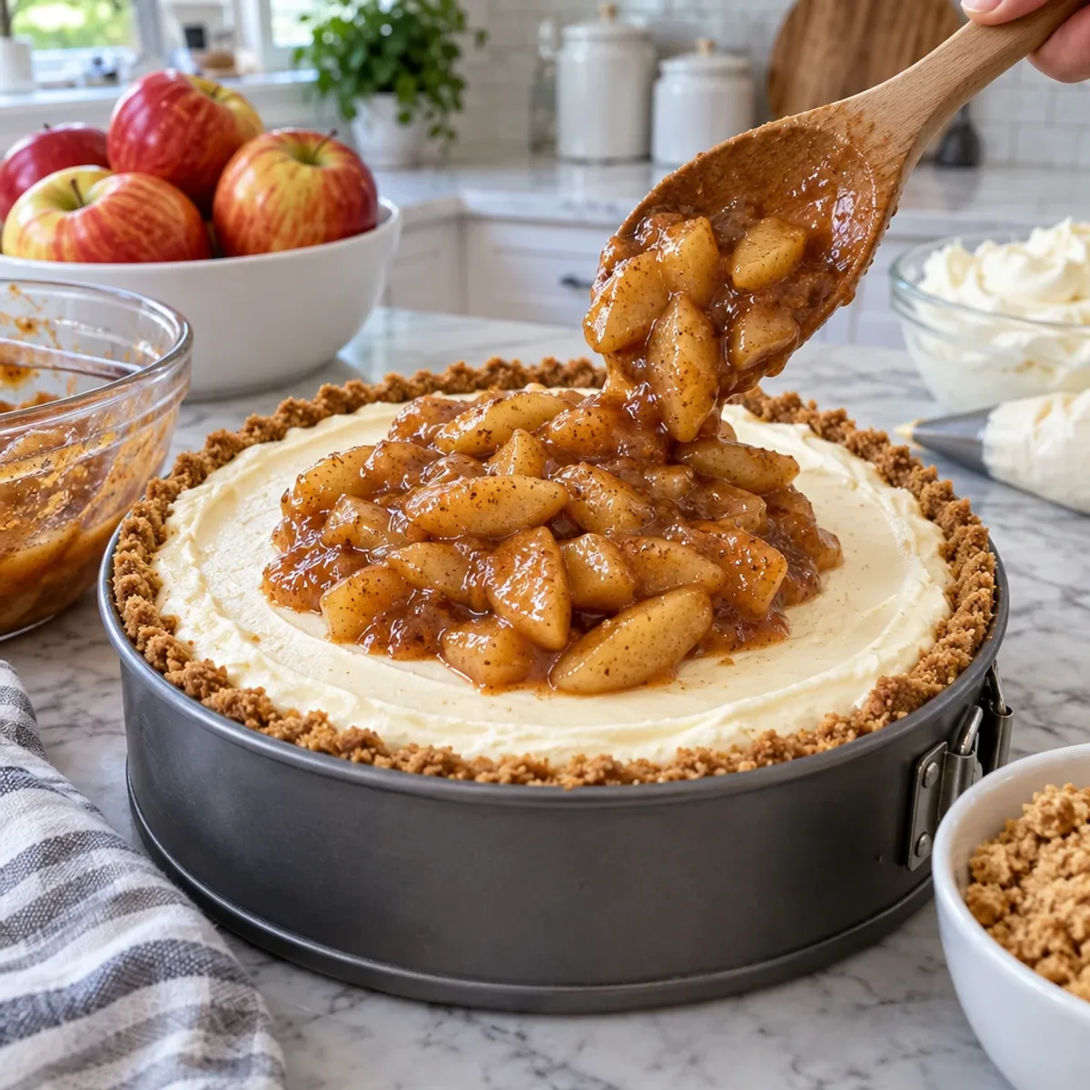 Delicious Apple Pie Cheesecake You'll Love at Home article image 3