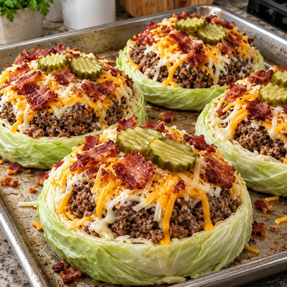 Beef and Rice Stuffed Cabbage Rings with Creamy Topping article image 3