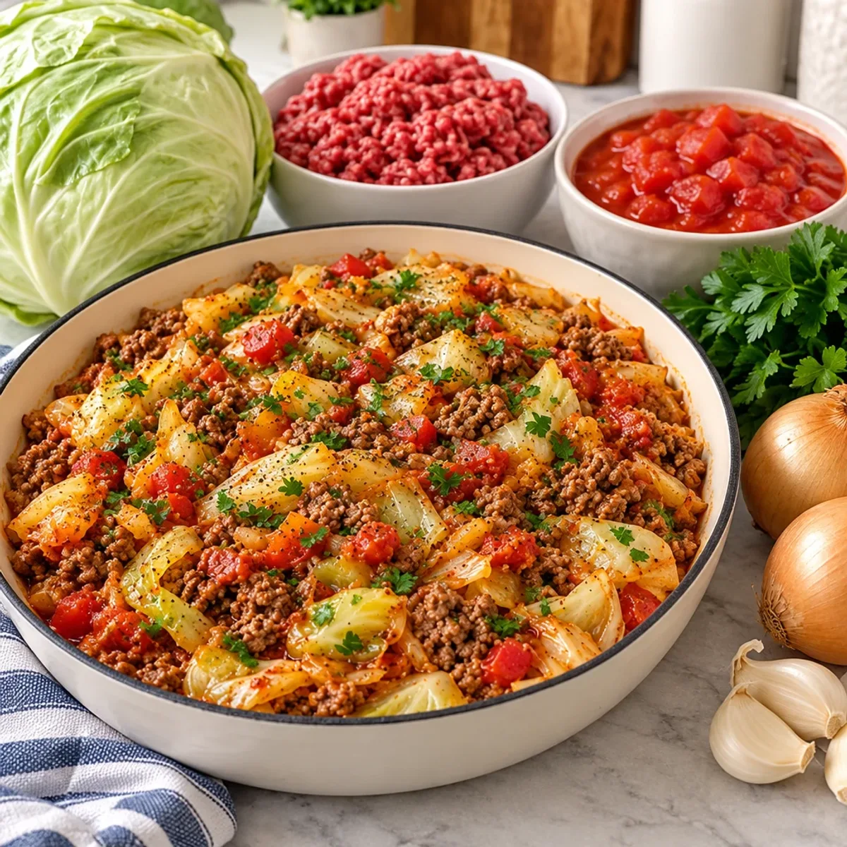 Cabbage and Ground Beef One-Skillet Delight Recipe article image 2