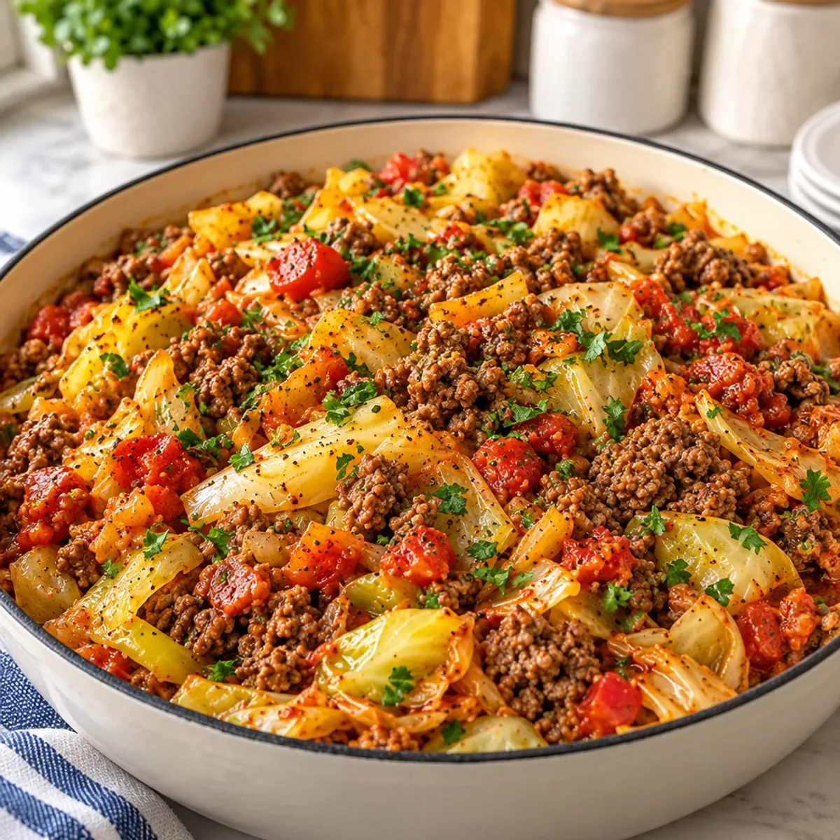 Cabbage and Ground Beef One-Skillet Delight Recipe article image 4