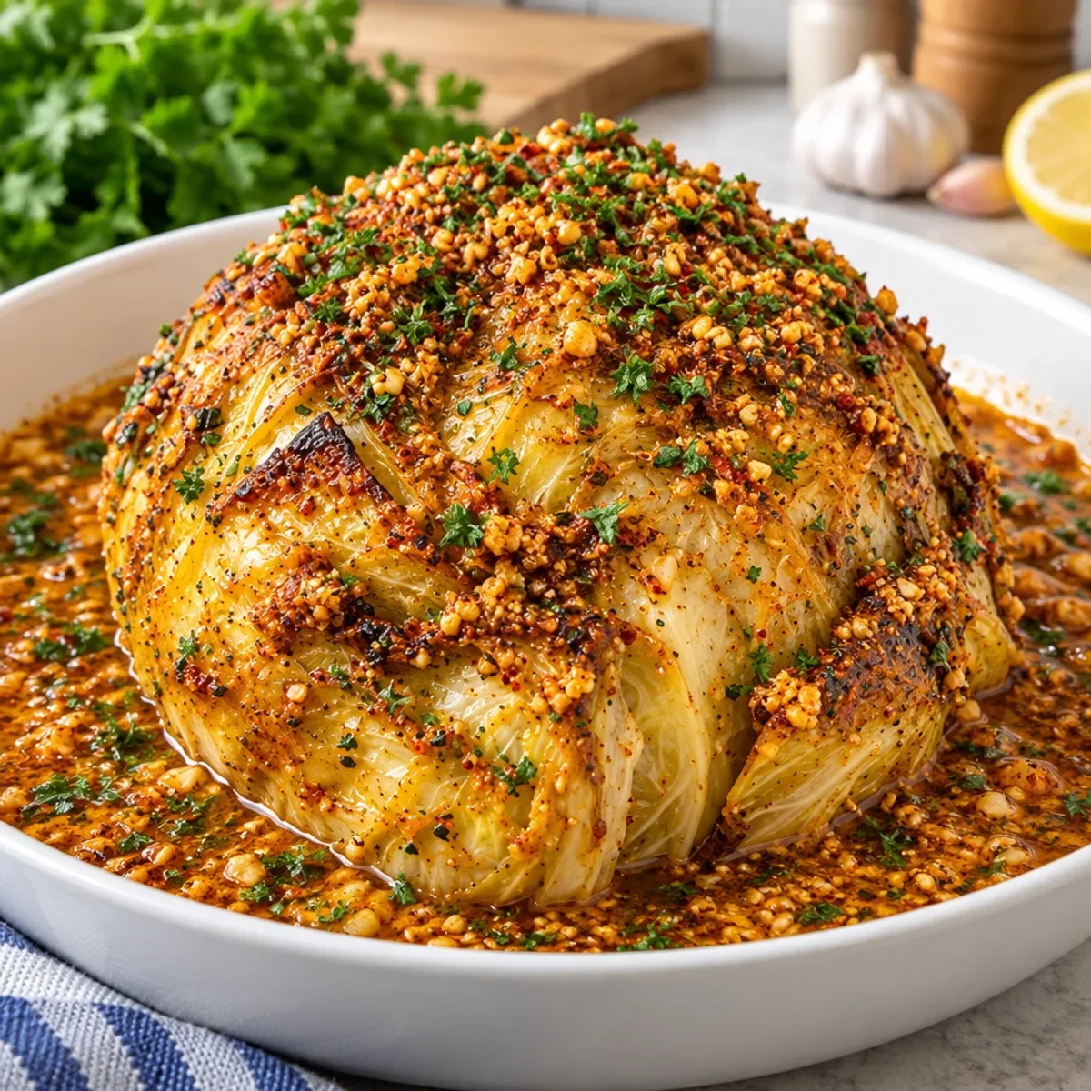 Cajun Cabbage Boil: A Flavor-Packed Delight!