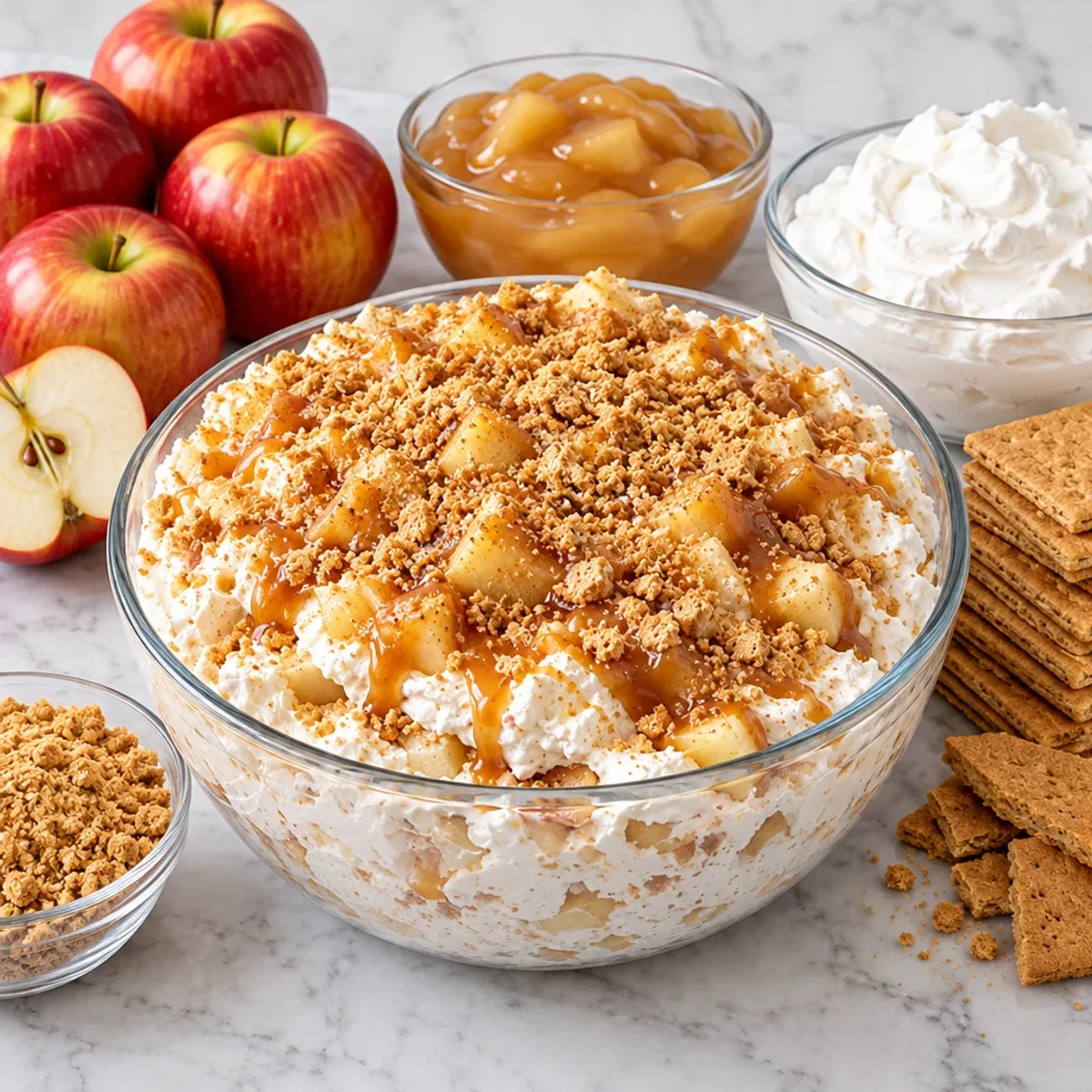Caramel Apple Pie Cheesecake Fluff Salad Bliss article image 2