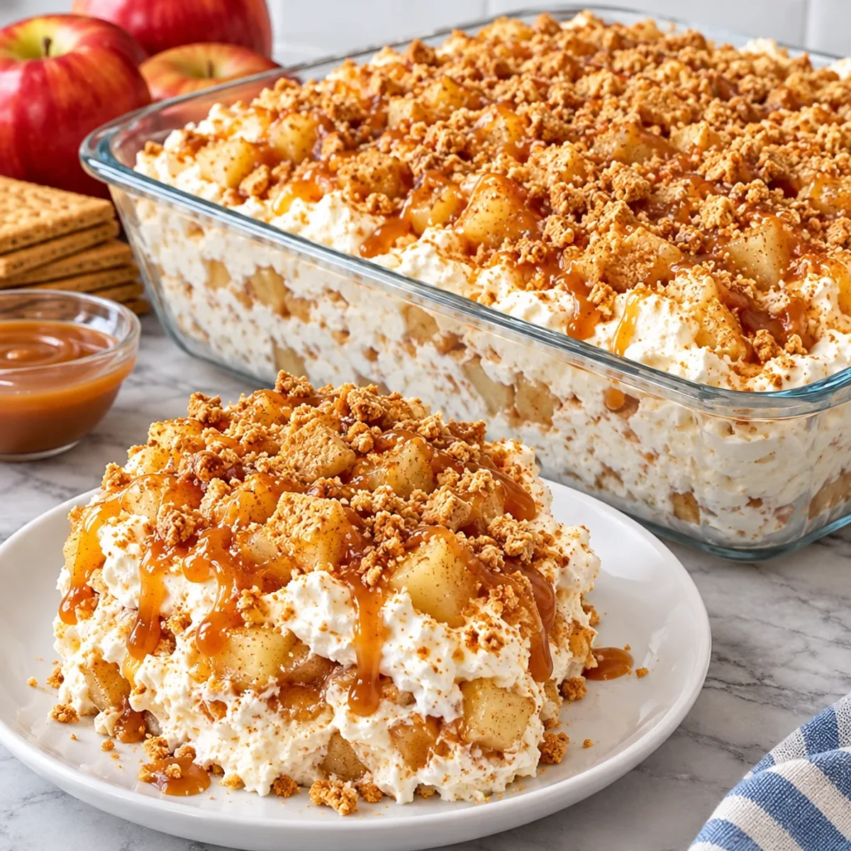 Caramel Apple Pie Cheesecake Fluff Salad Bliss article image 4