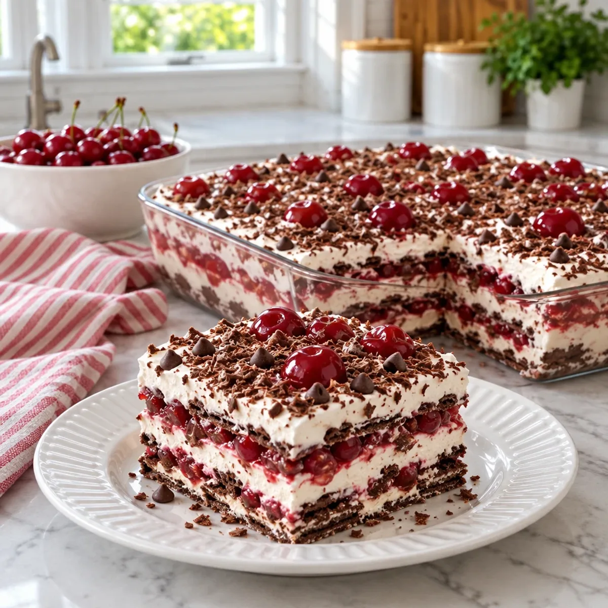 Chocolate Cherry Icebox Cake Bliss in Every Bite