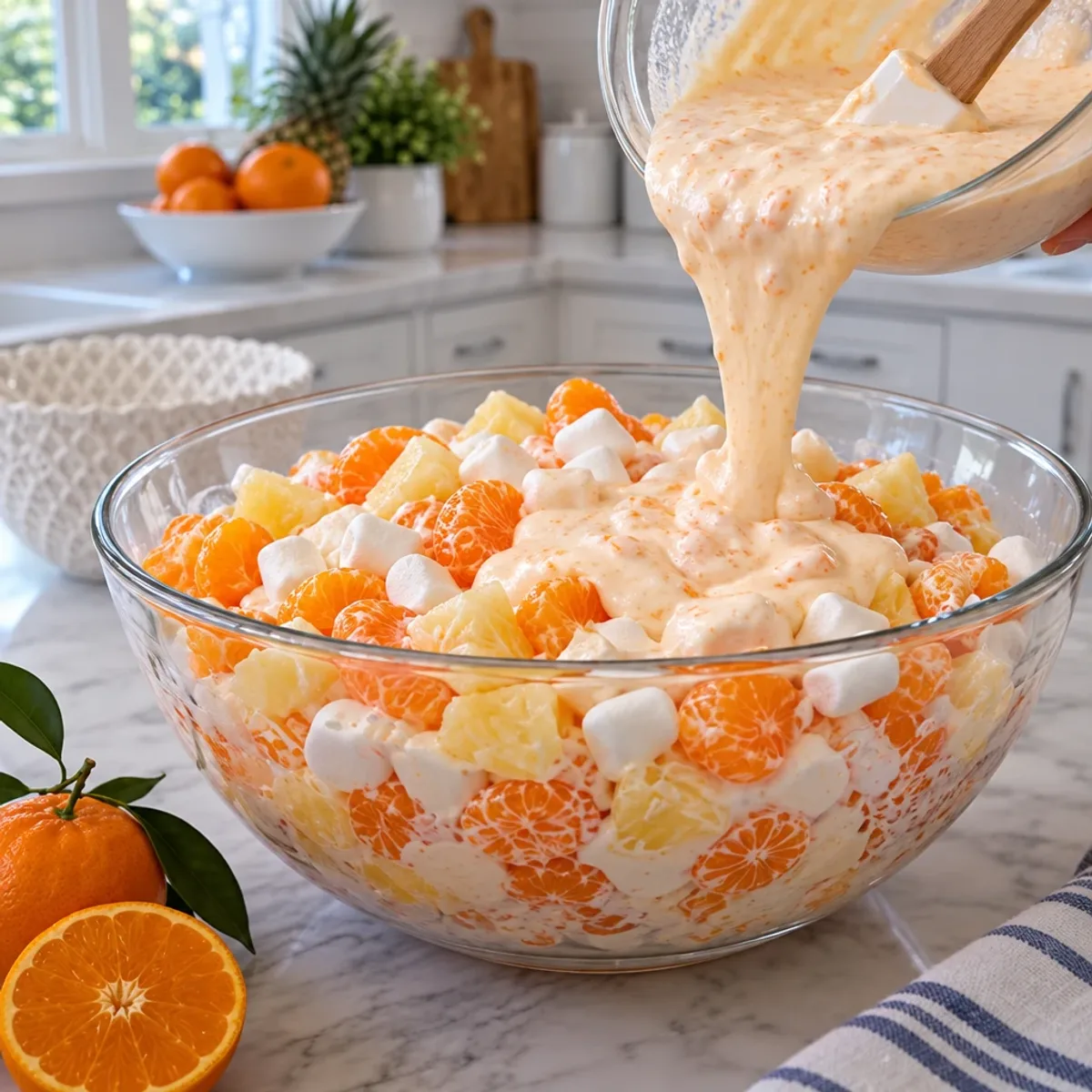 Luscious Creamy Orange and Pineapple Fruit Delight article image 3