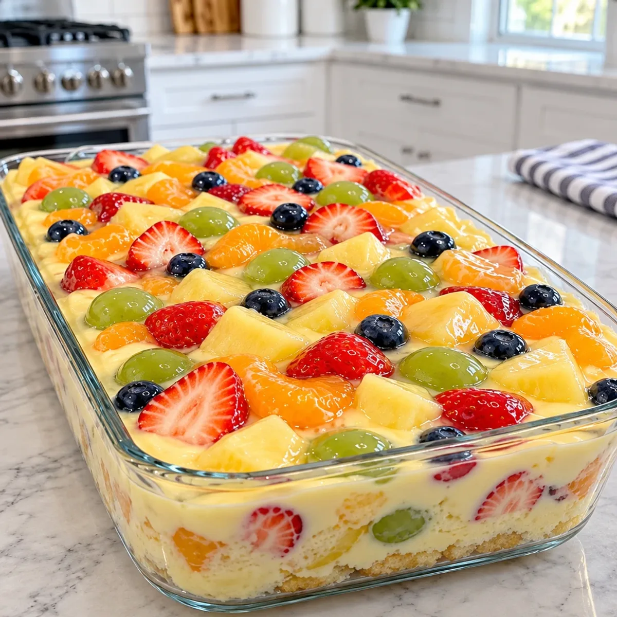 Delicious Crema de Fruta Custard Dessert Recipe