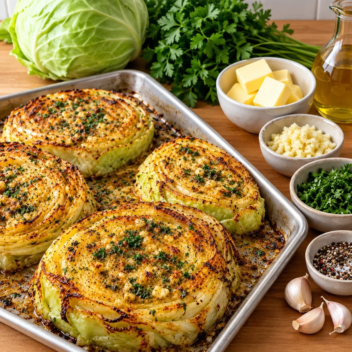 Delicious Herb-Butter Roasted Cabbage Steaks article image 2
