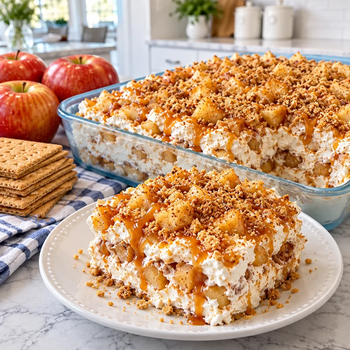 Delightful Caramel Apple Pie Cheesecake Fluff Dessert article image 4