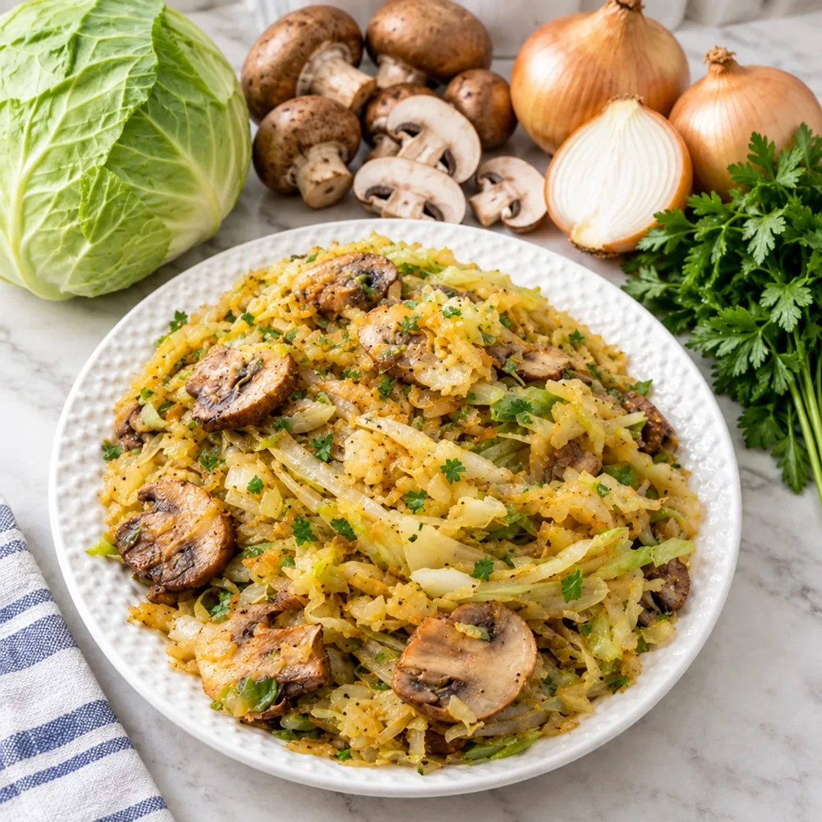 Savor Easy Fried Cabbage and Mushrooms Tonight article image 2