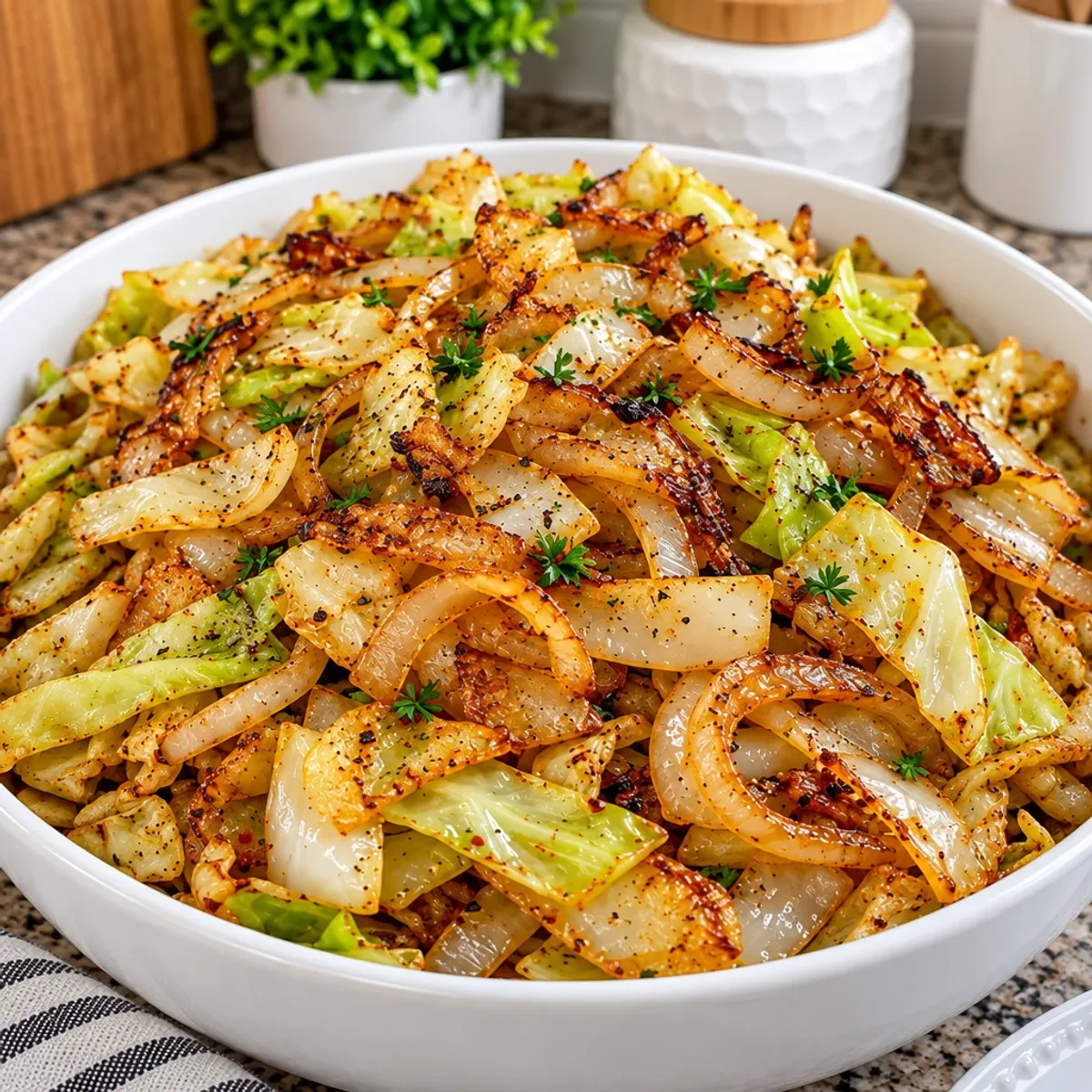 Fried Cabbage with Onion: Sweet and Savory Delight