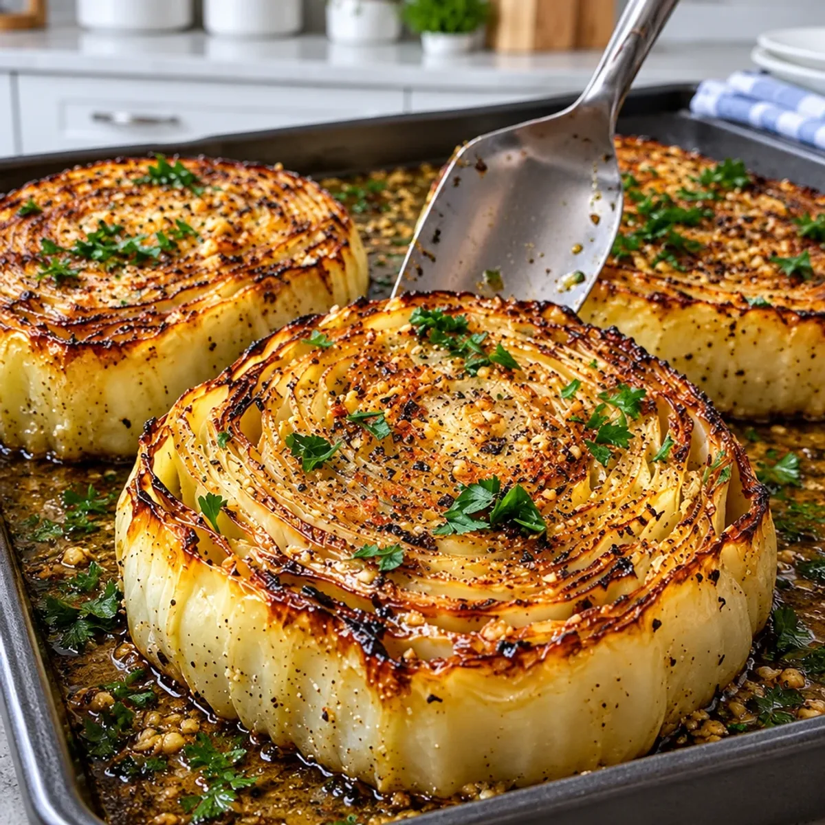 Garlic Butter Cabbage Steaks Your New Favorite Side