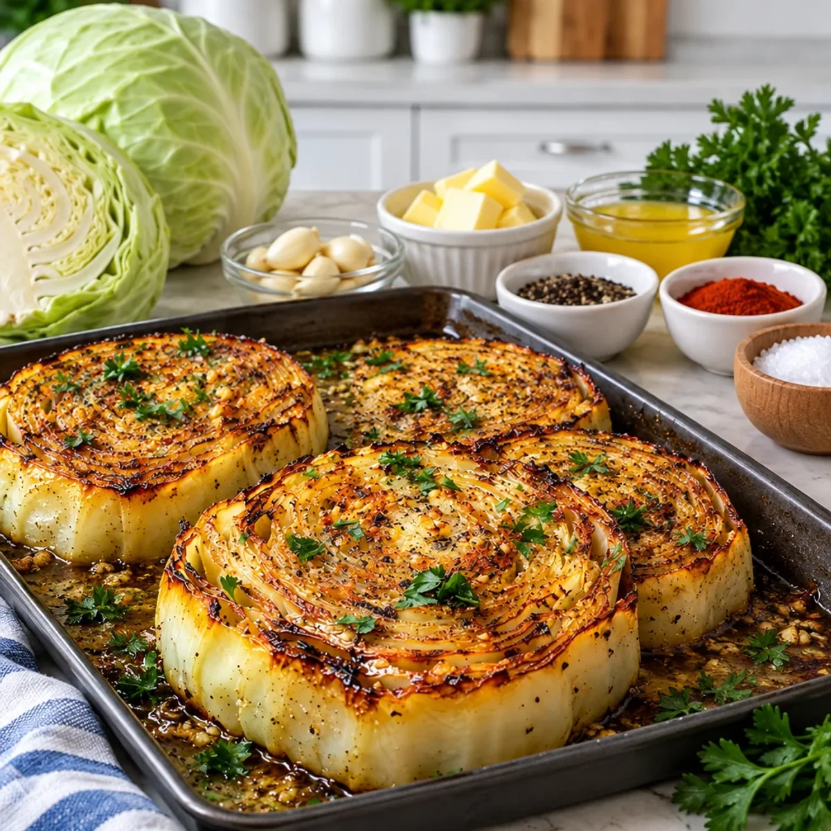 Garlic Butter Cabbage Steaks Your New Favorite Side article image 2