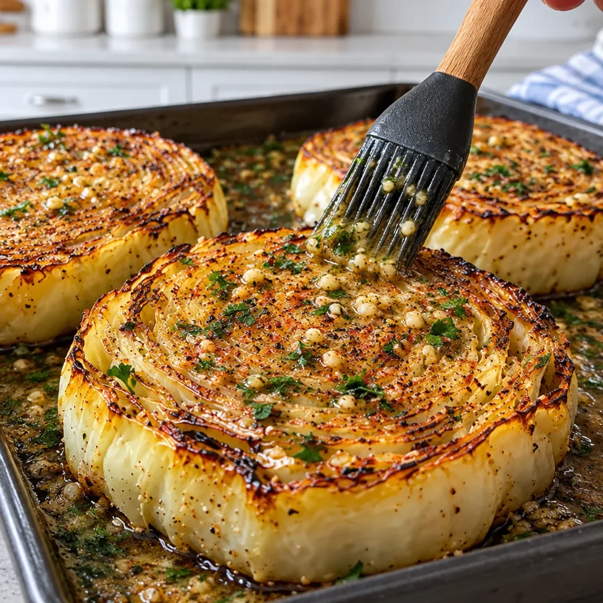 Garlic Butter Cabbage Steaks Your New Favorite Side article image 3