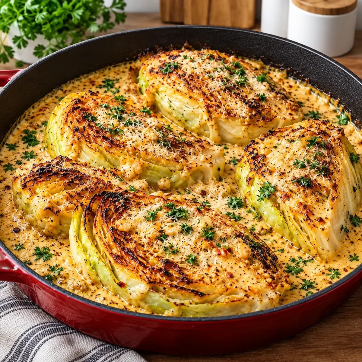 Garlic Parmesan Melting Cabbage: Your New Favorite Side