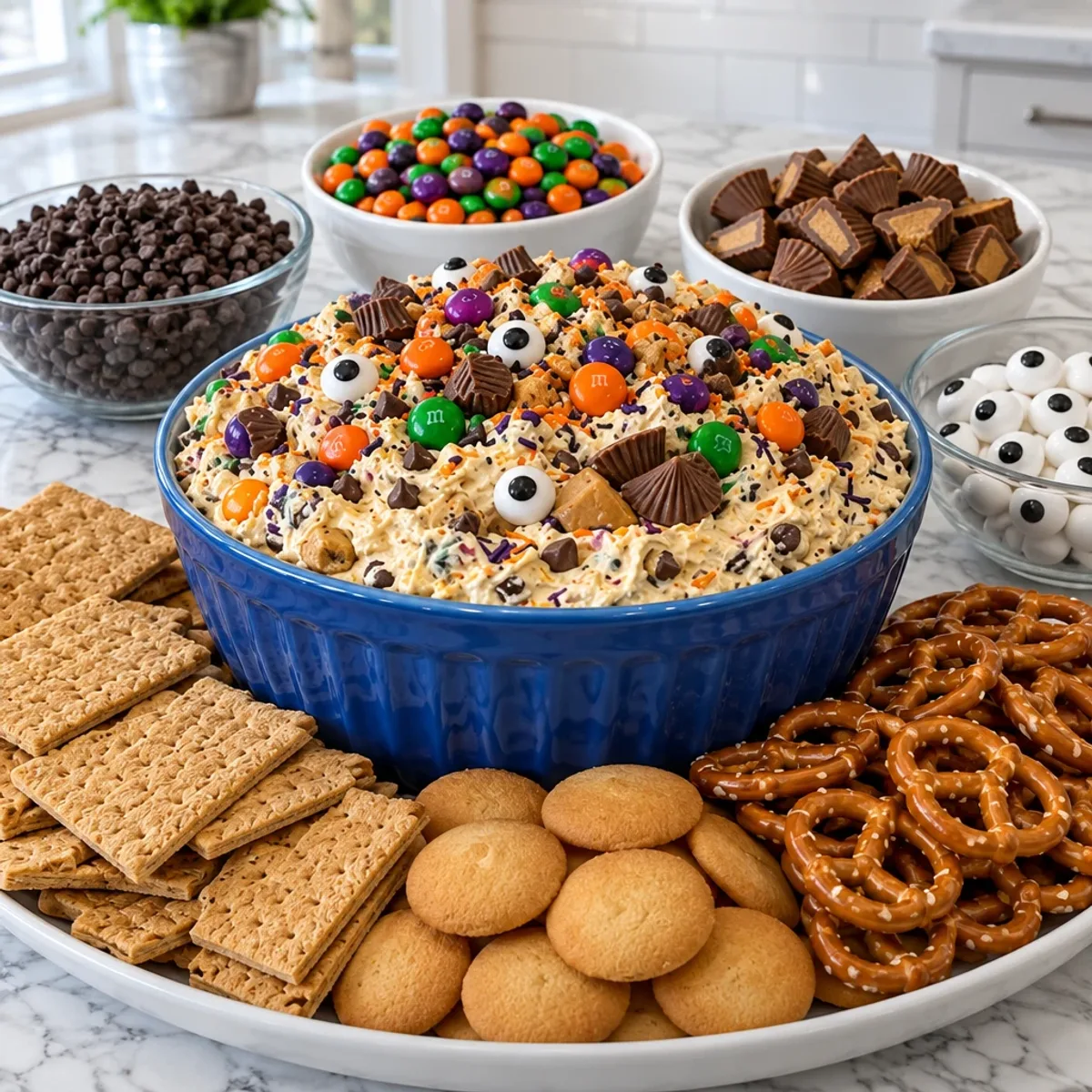 Halloween Monster Cookie Cheesecake Dip You'll Love article image 2