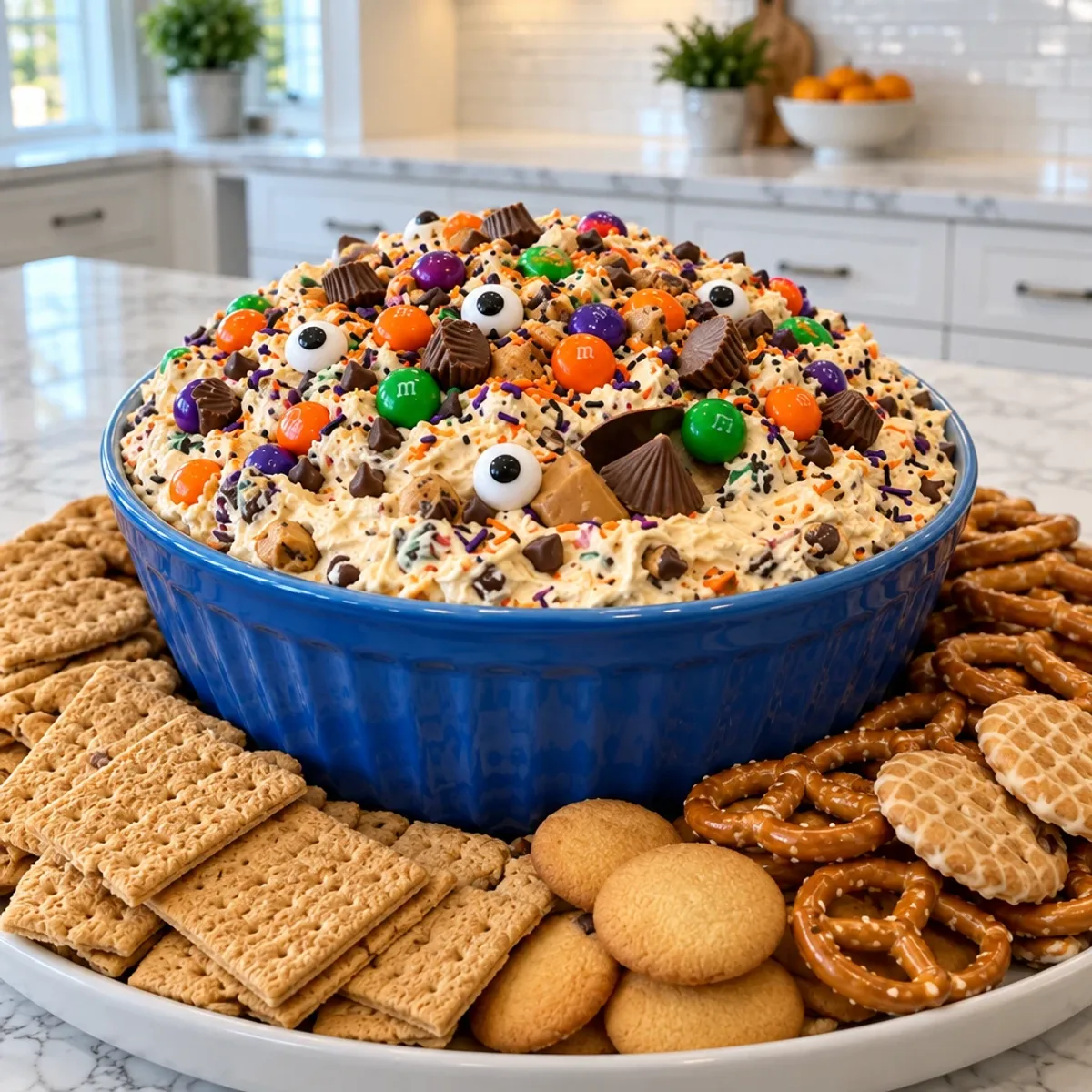 Halloween Monster Cookie Cheesecake Dip You'll Love article image 4