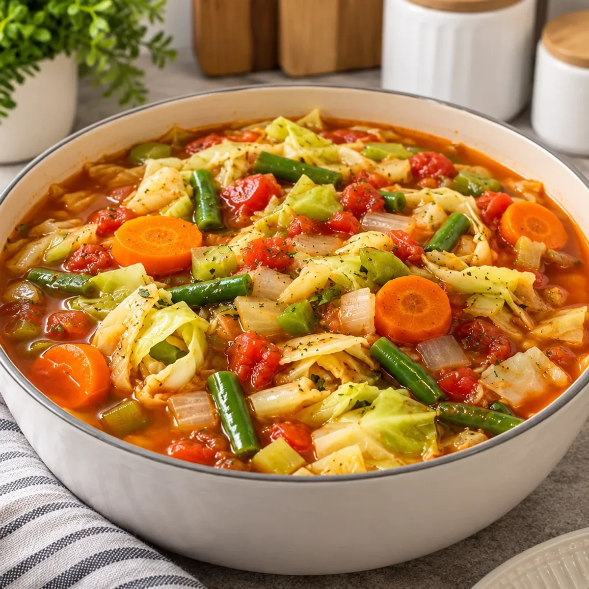 Hearty Crockpot Cabbage Vegetable Soup You’ll Crave