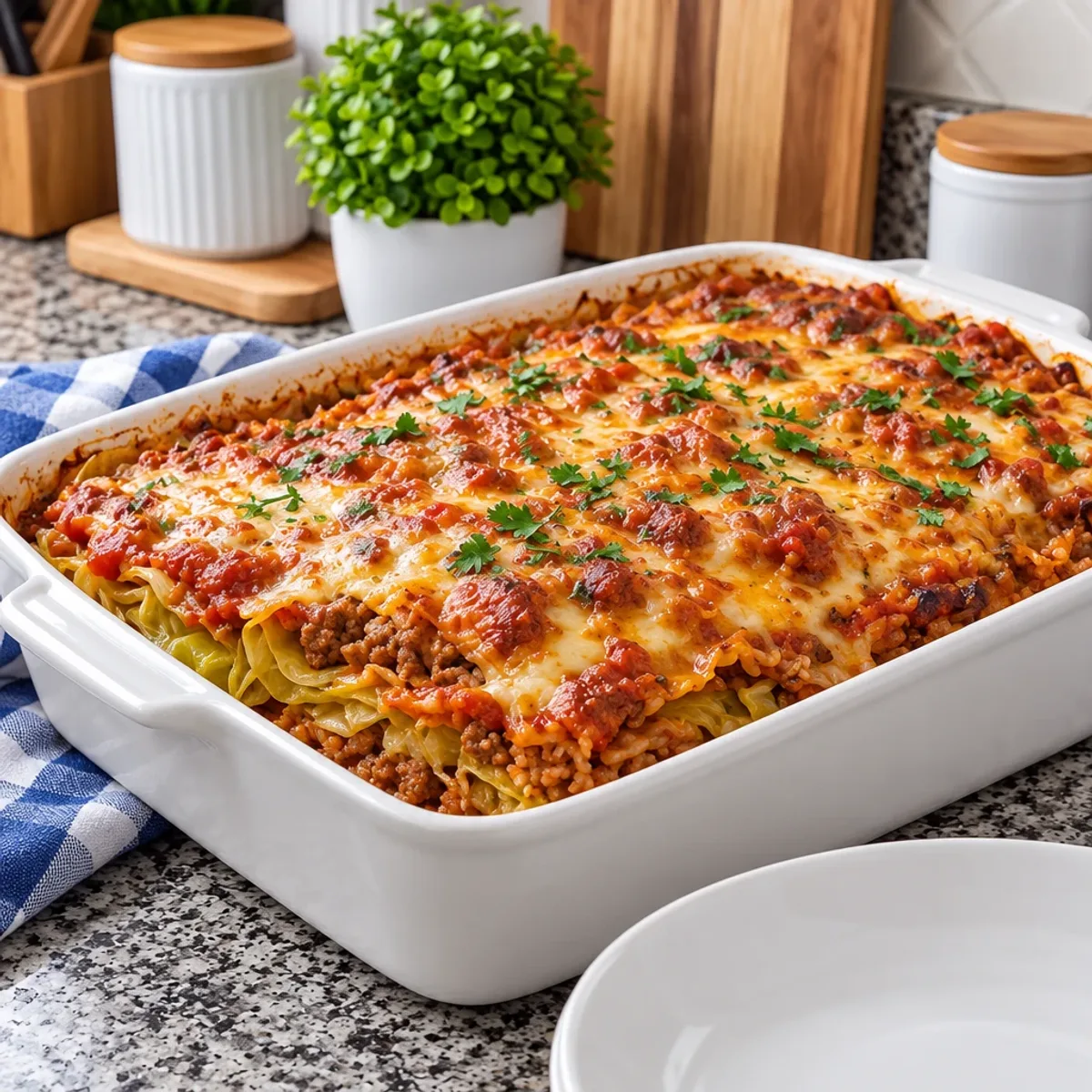 Hearty One Pan Cabbage Roll Casserole Made Easy