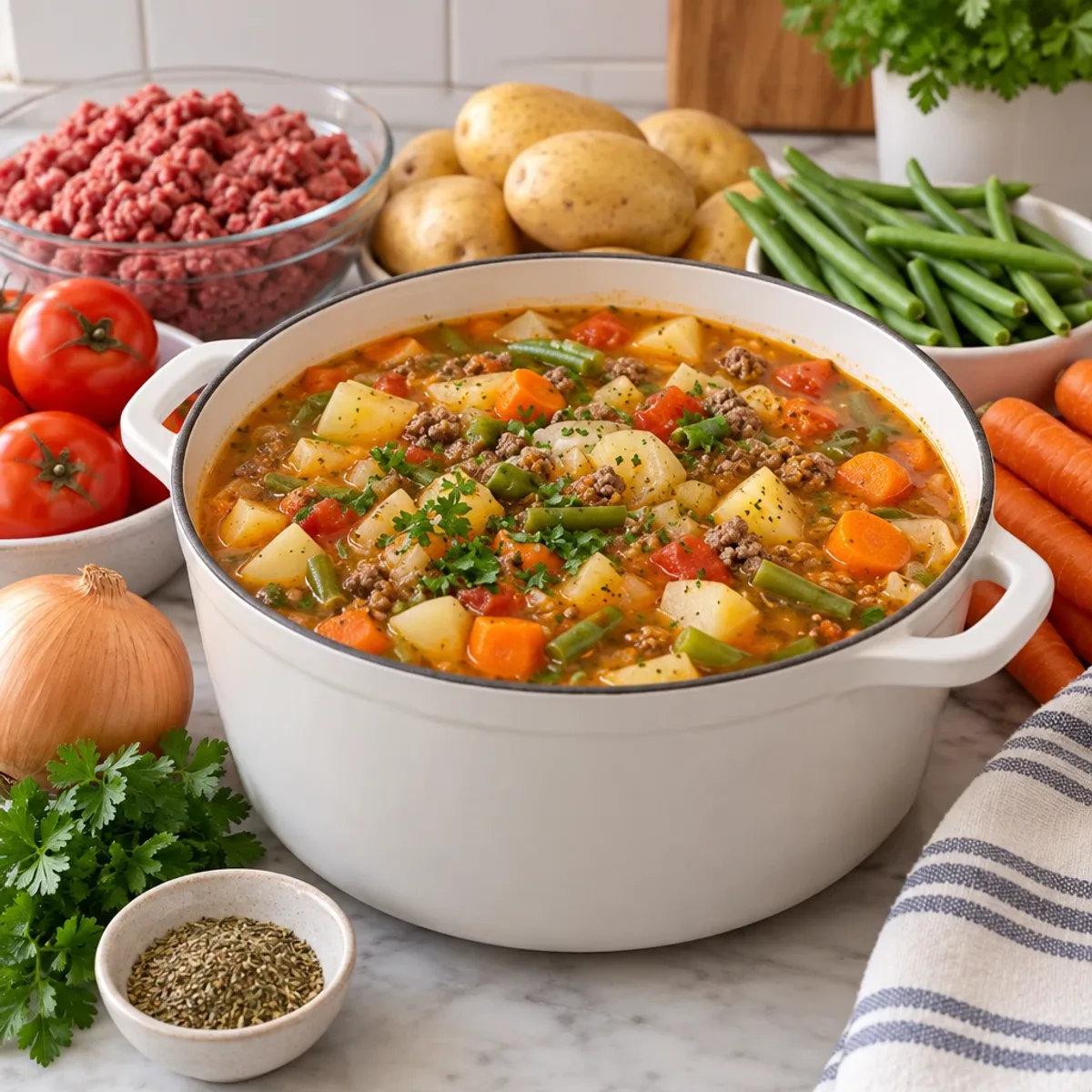 Hearty Vegetable and Ground Beef Soup for Cozy Nights article image 2