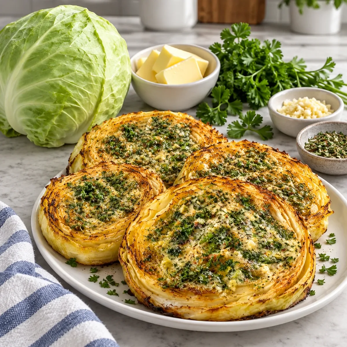 Herb-Butter Cabbage Steaks for Crispy Flavor Bliss article image 2