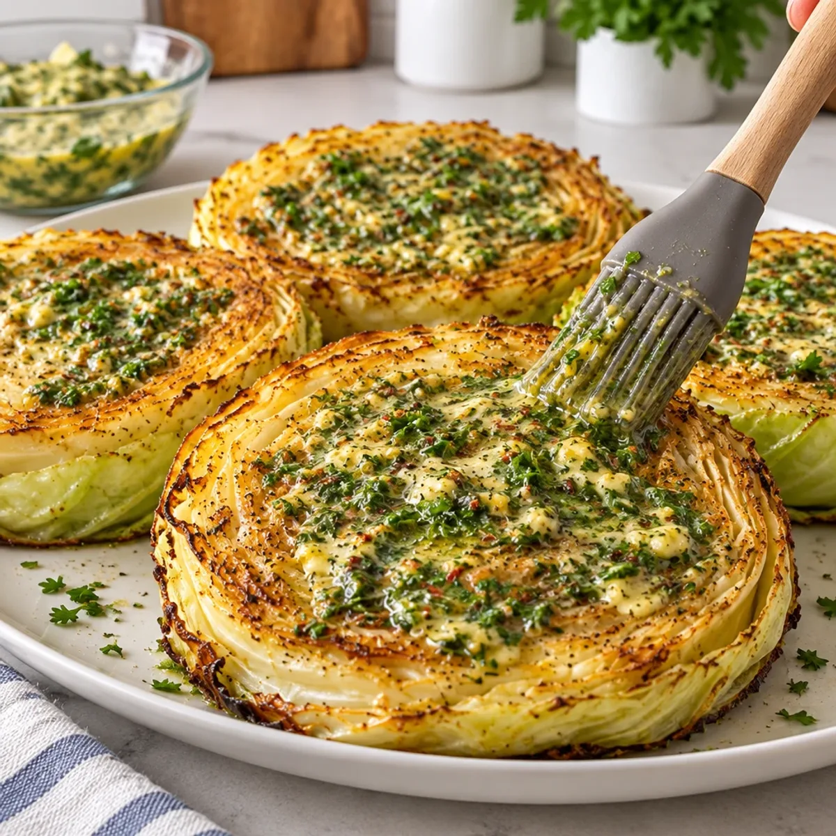 Herb-Butter Cabbage Steaks for Crispy Flavor Bliss article image 3