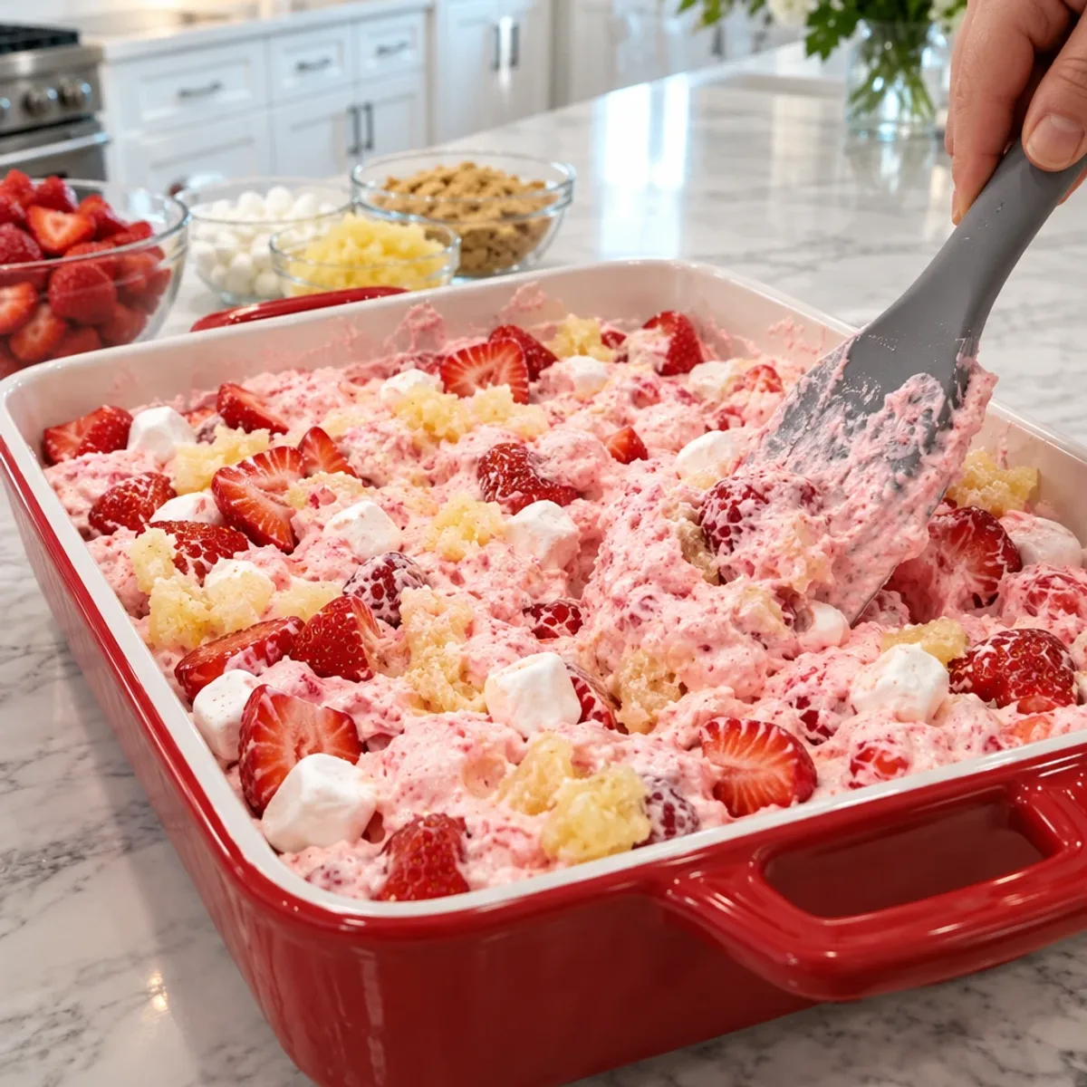 Homemade Strawberry Fluff Salad That Dazzles Your Taste Buds article image 3