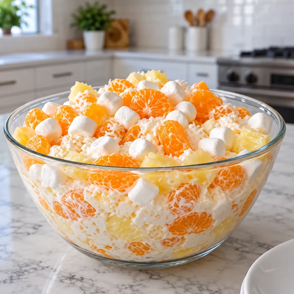 Irresistibly Creamy Orange Delight Fruit Salad